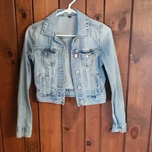 **FINAL PRICE** American Eagle Crop Denim Jacket